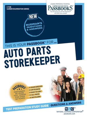 cover image of Auto Parts Storekeeper